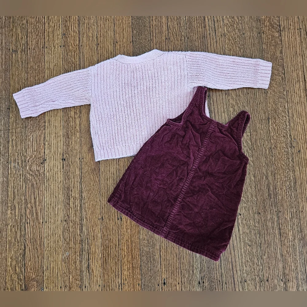 Old Navy Cardigan & Corduroy Jumper Set | 18–24 Months